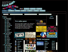 Tablet Screenshot of flash-mania.com